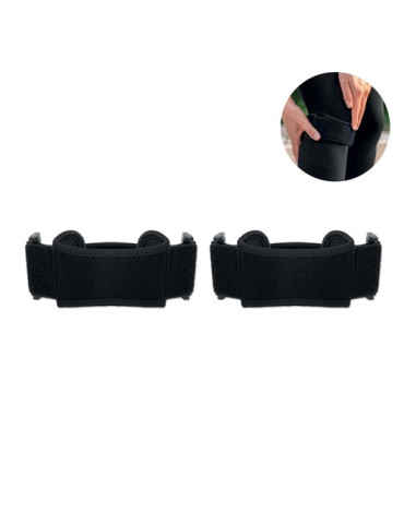 STABIL Jeu de 2 genouillères sport Couleurs : noir