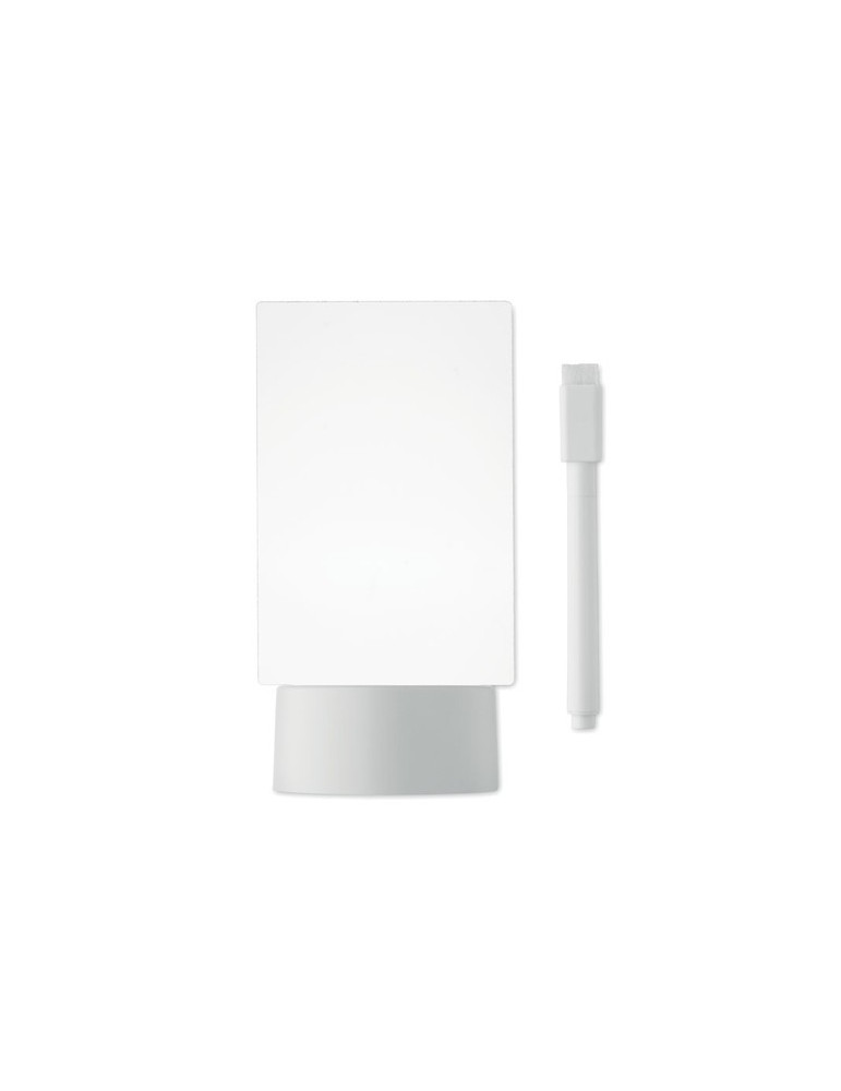 LEDMEMO Mémoboard lumineux à LED Couleurs : blanc personnalisable avec votre logo