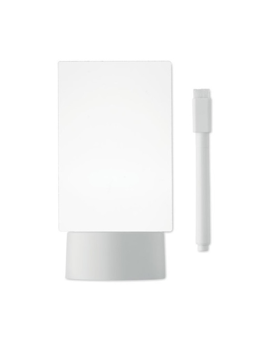LEDMEMO Mémoboard lumineux à LED Couleurs : blanc personnalisable avec votre logo