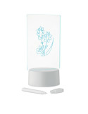 LEDMEMO Mémoboard lumineux à LED Couleurs : blanc impression haute définition