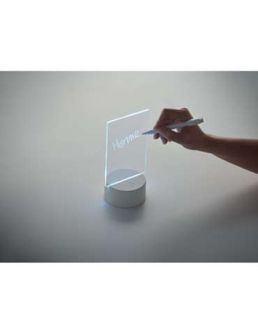LEDMEMO Mémoboard lumineux à LED Couleurs : blanc livraison express 24h 48h