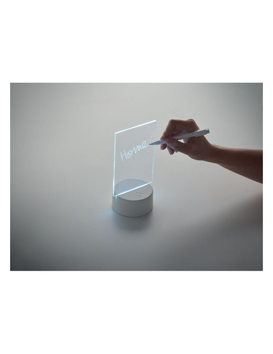 LEDMEMO Mémoboard lumineux à LED Couleurs : blanc livraison express 24h 48h