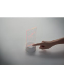 LEDMEMO Mémoboard lumineux à LED Couleurs : blanc objet promotionnel éco-responsable