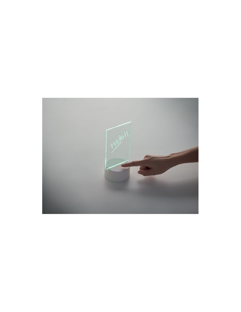 LEDMEMO Mémoboard lumineux à LED Couleurs : blanc cadeau collaborateur premium