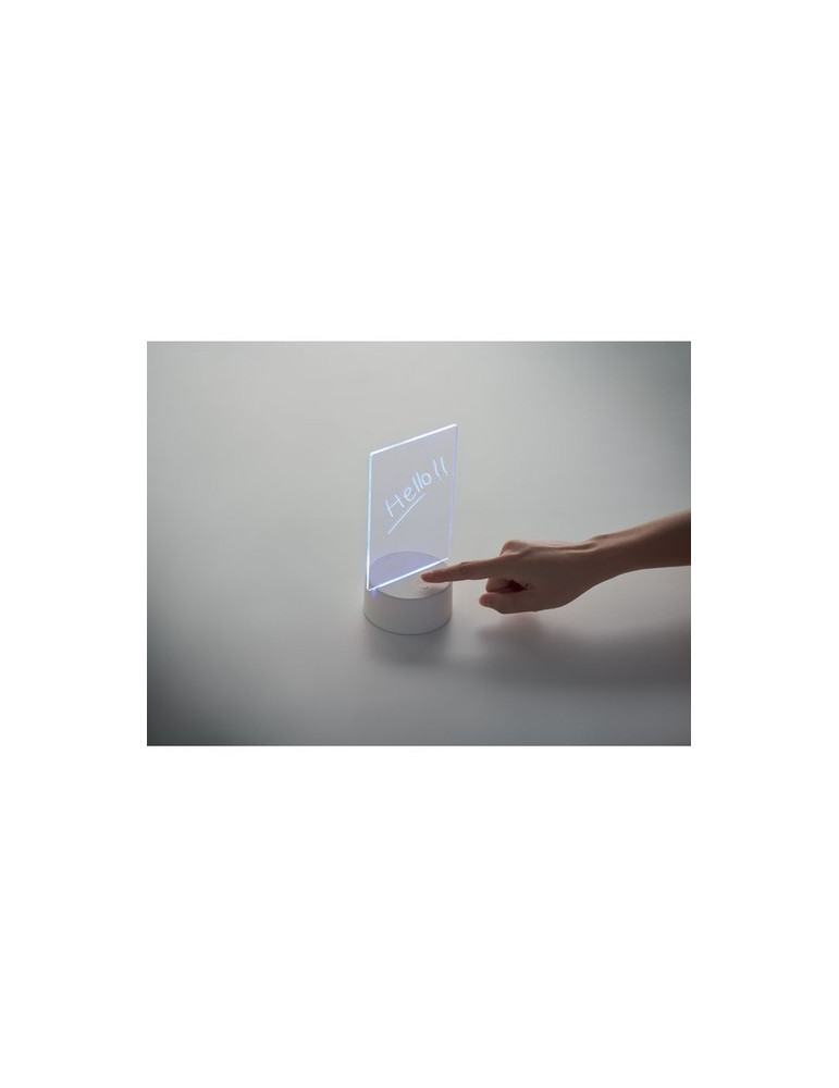 LEDMEMO Mémoboard lumineux à LED Couleurs : blanc personnalisation rapide en France