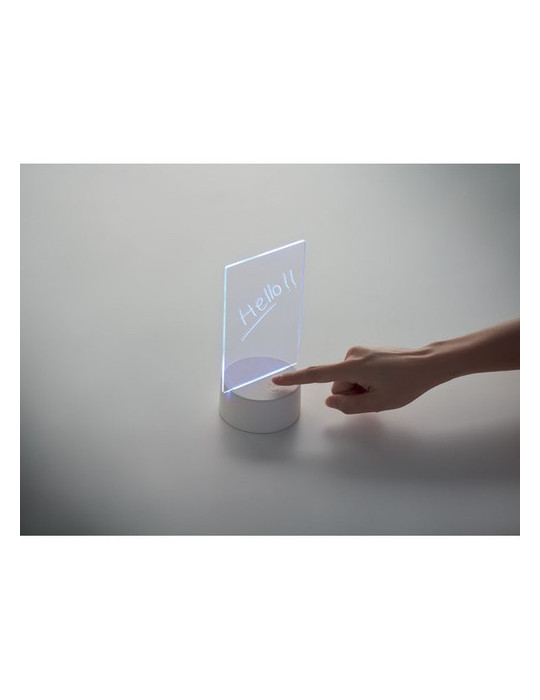 LEDMEMO Mémoboard lumineux à LED Couleurs : blanc personnalisation rapide en France