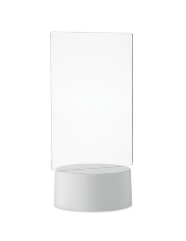 LEDMEMO Mémoboard lumineux à LED Couleurs : blanc accessoire événementiel unique