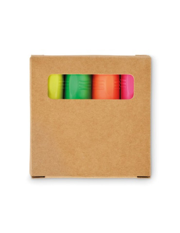 HIGH4 Set de surligneurs Couleurs : beige impression haute définition