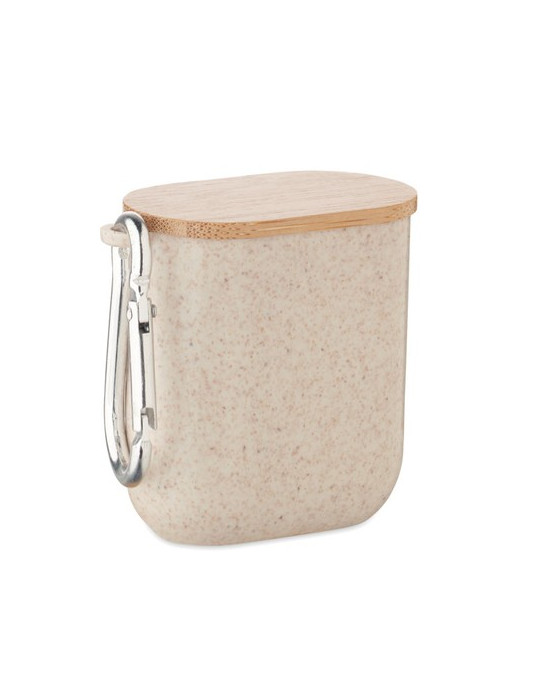 CABSTRA Set de câbles dans un boîtier Couleurs : beige impression logo haute qualité