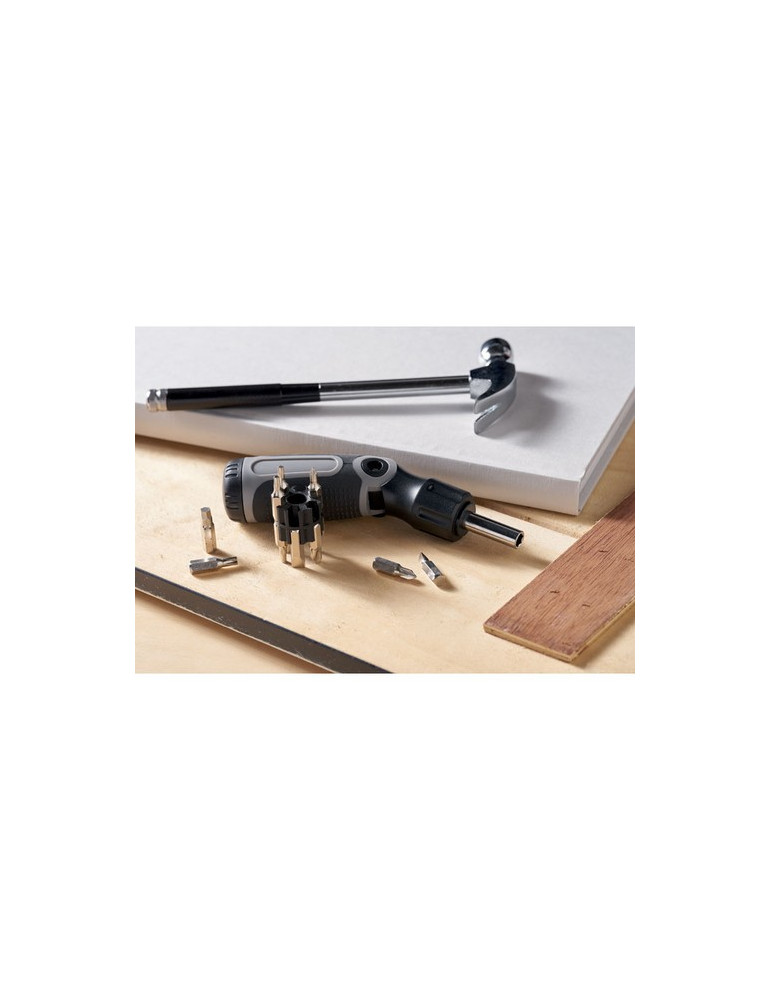 BEND ME Tournevis multi-embouts Couleurs : gris marquage laser ultra précis