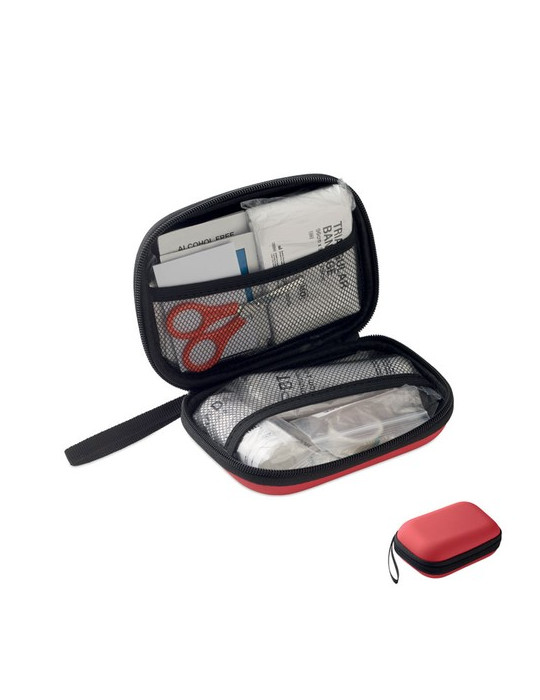 CARETWO Trousse de premiers secours Couleurs : rouge