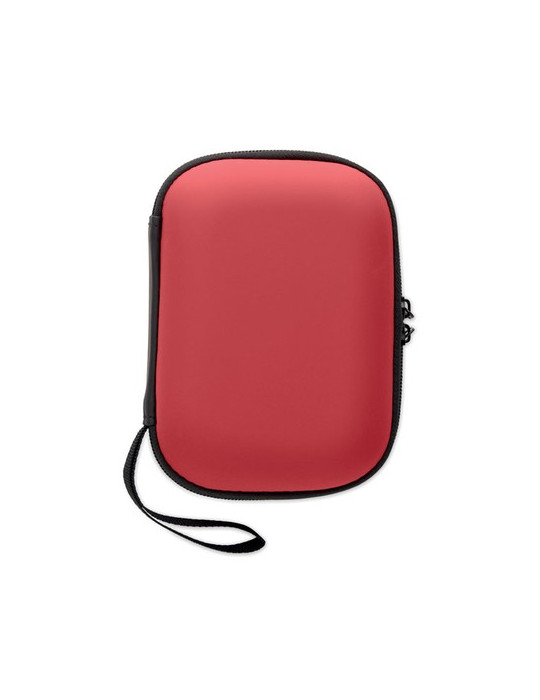 CARETWO Trousse de premiers secours Couleurs : rouge impression haute définition