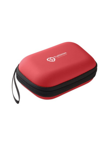 CARETWO Trousse de premiers secours Couleurs : rouge personnalisation rapide en France
