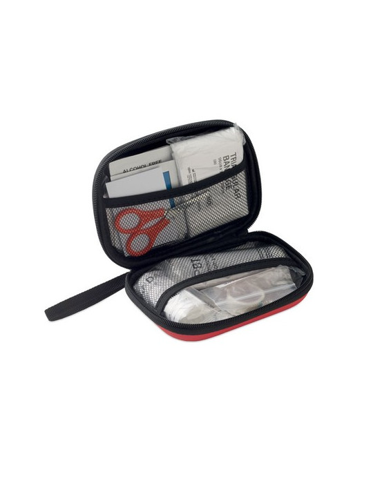 CARETWO Trousse de premiers secours Couleurs : rouge goodies entreprise design