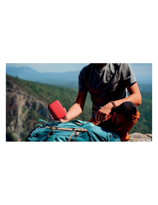 CARETWO Trousse de premiers secours Couleurs : rouge impression logo haute qualité