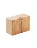 BOTH Set sel et poivre en bambou Couleurs : bois personnalisable avec votre logo