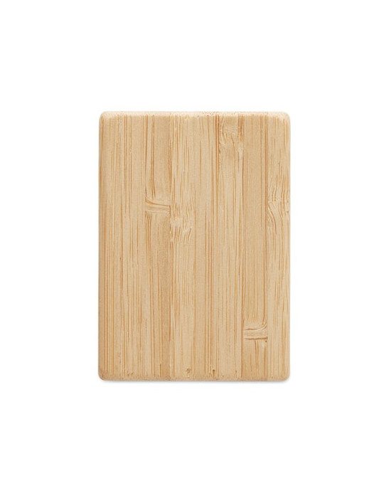 BOTH Set sel et poivre en bambou Couleurs : bois marquage laser ultra précis