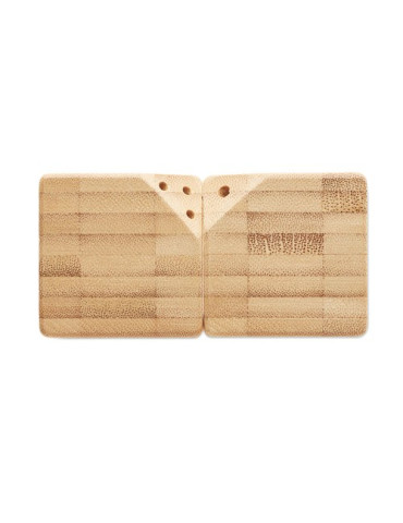 BOTH Set sel et poivre en bambou Couleurs : bois livraison express 24h 48h