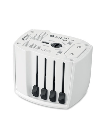 MUV USB AC30 PD Adaptateur SKROSS® 30W Couleurs : blanc cadeau entreprise pas cher