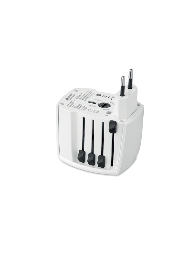 MUV USB AC30 PD Adaptateur SKROSS® 30W Couleurs : blanc goodies publicitaire événementiel