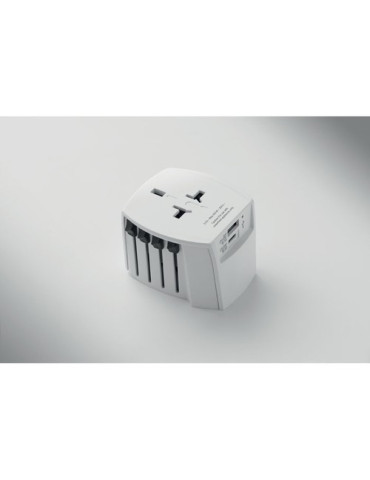 MUV USB AC30 PD Adaptateur SKROSS® 30W Couleurs : blanc marquage laser ultra précis