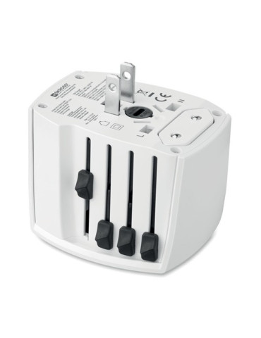 MUV USB AC30 PD Adaptateur SKROSS® 30W Couleurs : blanc objet promotionnel éco-responsable