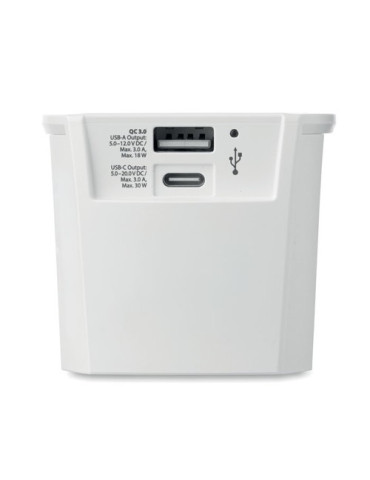MUV USB AC30 PD Adaptateur SKROSS® 30W Couleurs : blanc cadeau collaborateur premium