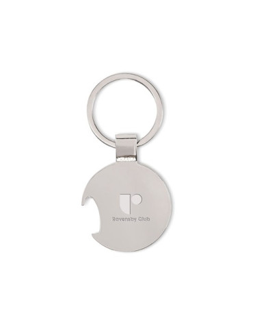 OPEN GOAL Porte-clé football décapsuleur Couleurs : blanc goodies publicitaire événementiel