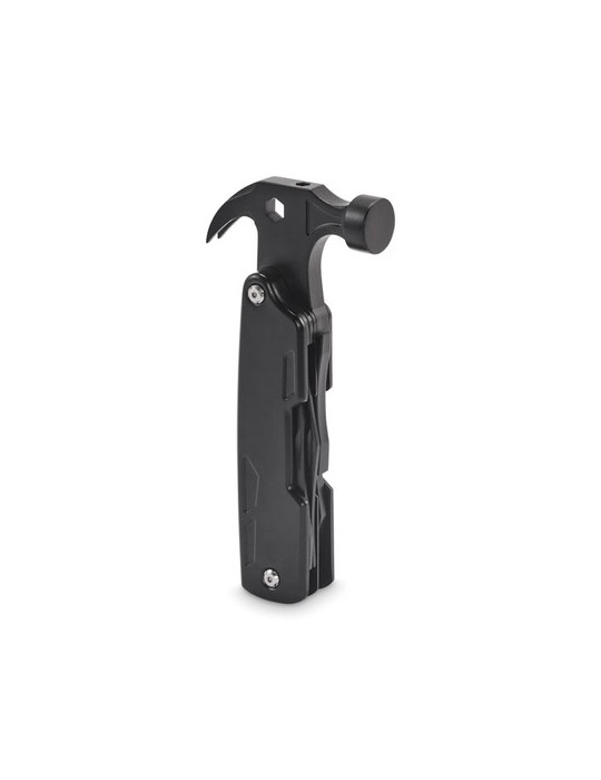 MULTIHAMMER Marteau multifonction Couleurs : noir personnalisable avec votre logo