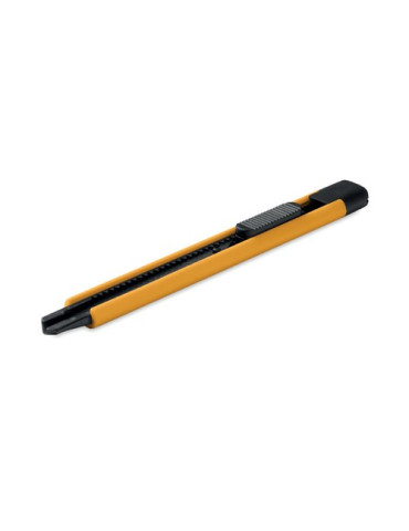 BLADE Petit cutter rétractable Couleurs : jaune goodies publicitaire événementiel