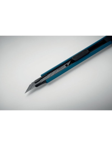 BLADE Petit cutter rétractable Couleurs : bleu marquage couleur éclatante
