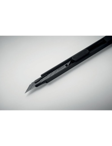 BLADE Petit cutter rétractable Couleurs : noir cadeau affaires élégant