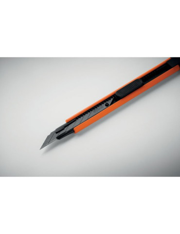 BLADE Petit cutter rétractable Couleurs : orange goodies publicitaire durable