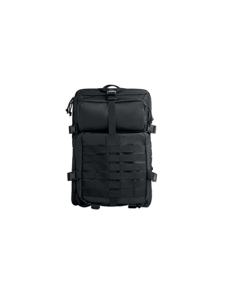 CARRYCONFI Sac à dos 600D RPET Couleurs : noir cadeau entreprise pas cher