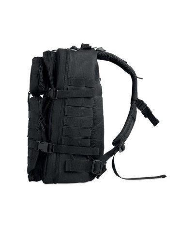CARRYCONFI Sac à dos 600D RPET Couleurs : noir impression haute définition