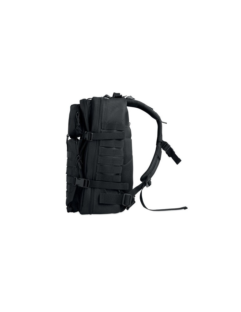 CARRYCONFI Sac à dos 600D RPET Couleurs : noir impression haute définition