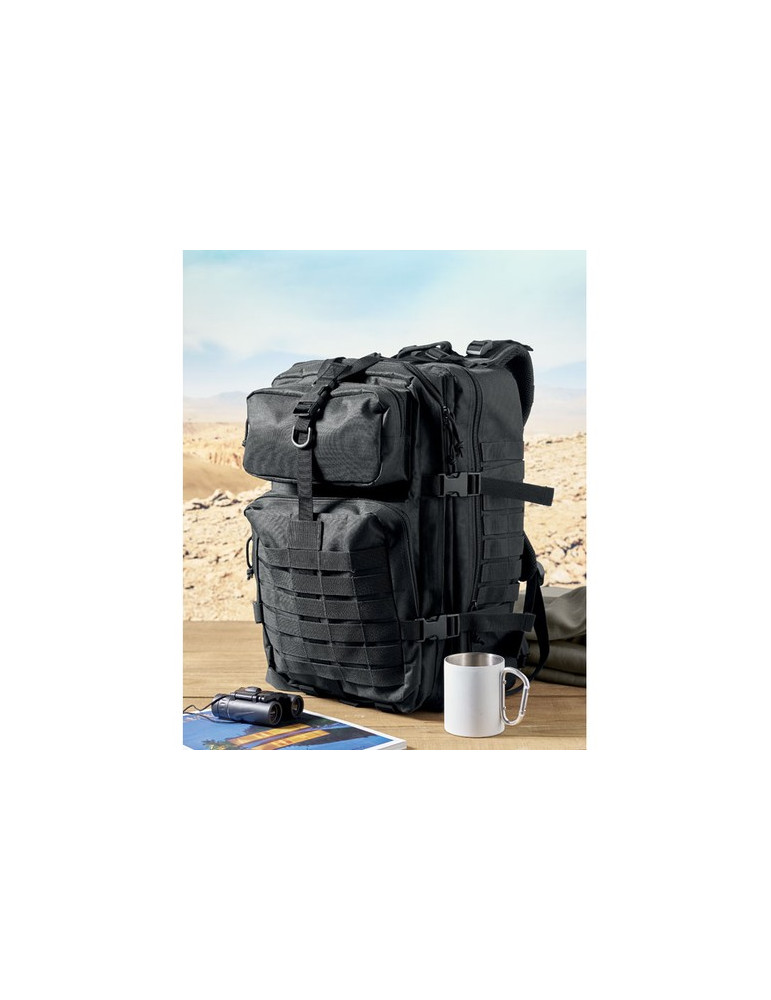 CARRYCONFI Sac à dos 600D RPET Couleurs : noir livraison express 24h 48h