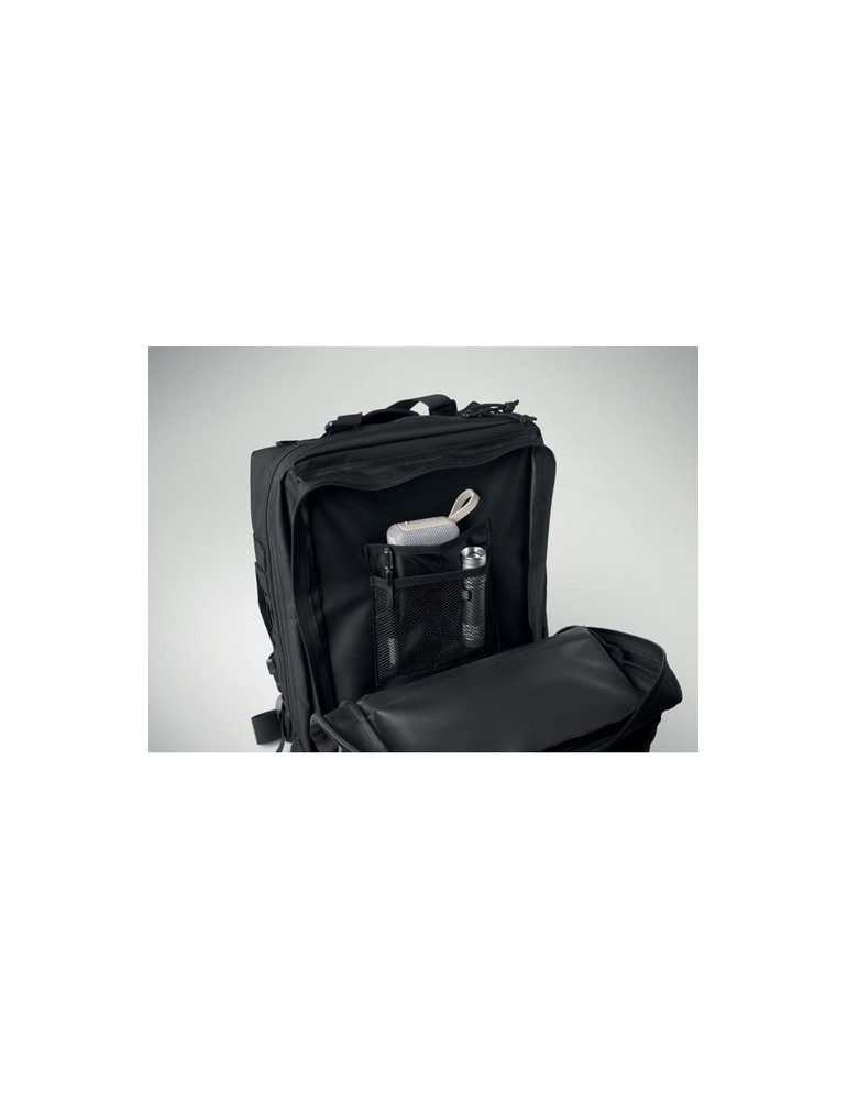 CARRYCONFI Sac à dos 600D RPET Couleurs : noir personnalisation rapide en France