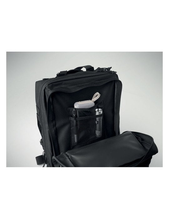 CARRYCONFI Sac à dos 600D RPET Couleurs : noir personnalisation rapide en France