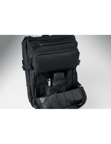 CARRYCONFI Sac à dos 600D RPET Couleurs : noir accessoire événementiel unique