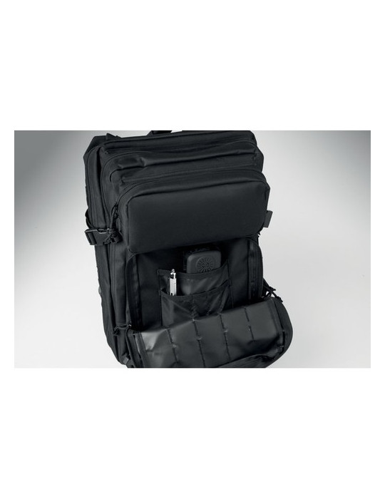 CARRYCONFI Sac à dos 600D RPET Couleurs : noir accessoire événementiel unique
