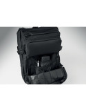 CARRYCONFI Sac à dos 600D RPET Couleurs : noir accessoire événementiel unique