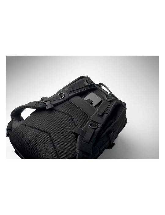 CARRYCONFI Sac à dos 600D RPET Couleurs : noir goodies entreprise design