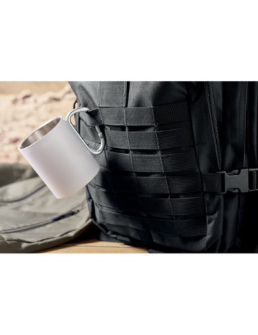 CARRYCONFI Sac à dos 600D RPET Couleurs : noir cadeau client original