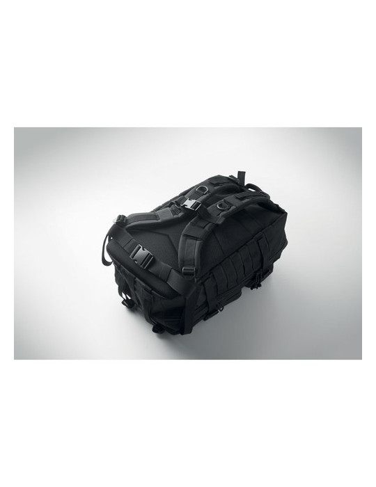 CARRYCONFI Sac à dos 600D RPET Couleurs : noir objet publicitaire robuste