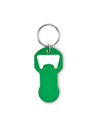 CLAVE Porte-clés décapsuleur Couleurs : vert cadeau affaires élégant