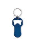 CLAVE Porte-clés décapsuleur Couleurs : bleu marine impression logo haute qualité