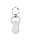 CLAVE Porte-clés décapsuleur Couleurs : argenté marquage couleur éclatante