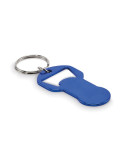 CLAVE Porte-clés décapsuleur Couleurs : bleu personnalisable avec votre logo
