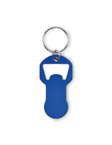 CLAVE Porte-clés décapsuleur Couleurs : bleu goodies personnalisé en stock